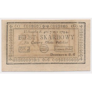 4 zlaté 1794 - (1)(G)