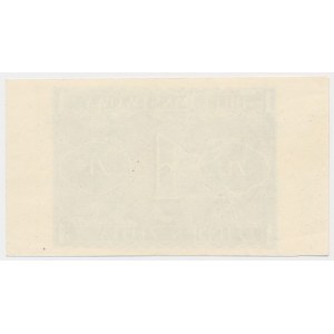 1 złoty 1938 Chrobry - tylko druk rewersu