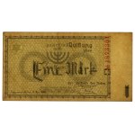 Ghetto in Lodz, 1 mark 1940 - numbering in 7 digits