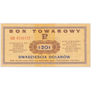 PEWEX, $20 1969 - GH