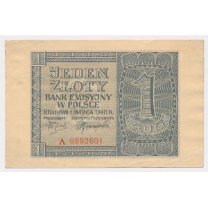 1 zloty 1940 - A 9892601