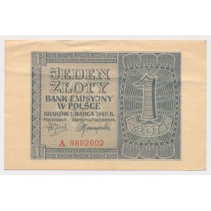 1 zloty 1940 - A ...602