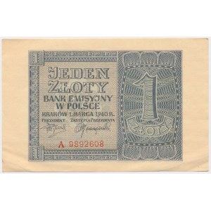 1 złoty 1940 - A ...608