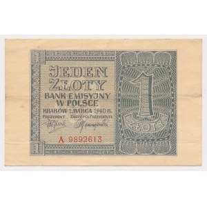 1 zloty 1940 - A ...613