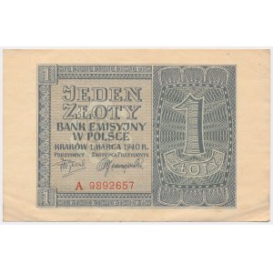 1 gold 1940 - A