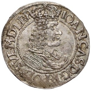 Jan II Kazimierz, Ort Toruń 1663 HDL - z labrami - RZADKI
