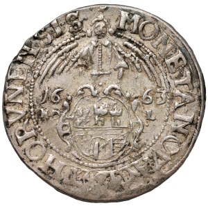 Jan II Kazimierz, Ort Toruń 1663 HDL - z labrami - RZADKI