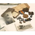 Zestaw po Edwinie Noble latającym w eskadrze im. T. Kościuszki, w czasie wojny polsko—bolszewickiej - pełny, piękny komplet