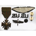 Zestaw po Edwinie Noble latającym w eskadrze im. T. Kościuszki, w czasie wojny polsko—bolszewickiej - pełny, piękny komplet