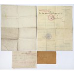 Zestaw po Edwinie Noble latającym w eskadrze im. T. Kościuszki, w czasie wojny polsko—bolszewickiej - pełny, piękny komplet