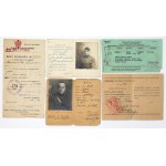 Zestaw po Edwinie Noble latającym w eskadrze im. T. Kościuszki, w czasie wojny polsko—bolszewickiej - pełny, piękny komplet