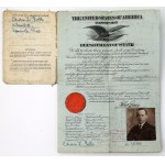 Zestaw po Edwinie Noble latającym w eskadrze im. T. Kościuszki, w czasie wojny polsko—bolszewickiej - pełny, piękny komplet