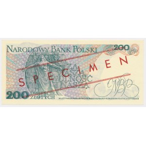 200 złotych 1986 - WZÓR - CR 0000000 - No.0060