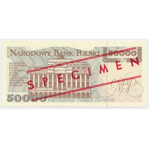 50,000 zloty 1993 - MODEL - A 0000000 - No.0277.