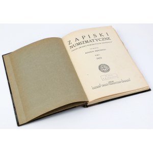 Numismatische Notizen 1925 - vollständiges Jahrbuch