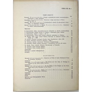 Wiadomości Numizmatyczne 1960 / 1-2