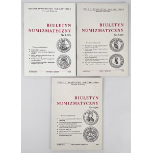 Biuletyn Numizmatyczny 1994 - zestaw (4szt)