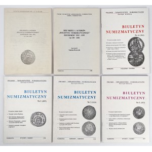 Numismatisches Bulletin 1990-1999 - Satz (6 St.)