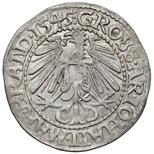 Silesia, Jan Kostrzynski, Grosz 1545, Krosno