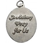 USA / UK, Religious medallion - St. Anthony Pray for us (20th-20th century).