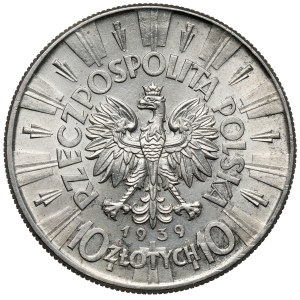 Pilsudski 10 gold 1939