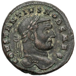 Constantius I. als Caesar (293-306 n. Chr.) Follis, Karthago