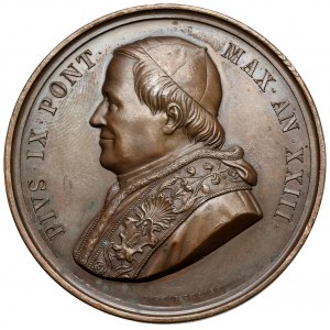 Vatican, Pius IX, Medal 1868 - Giovanni Mastai Ferretti