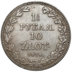 1-1/2 ruble = 10 zlotys 1836 MW, Warsaw
