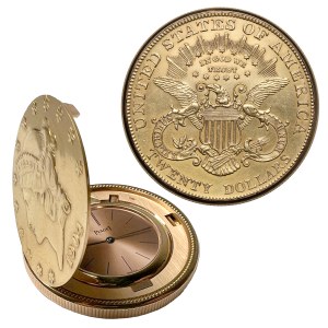 ZŁOTO, Zegarek Piaget umieszczony w 20 dolarów 1904