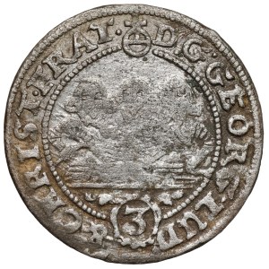 Silesia, Three Brothers, 3 krajcary 1657, Brzeg