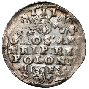 Zygmunt III Waza, Trojak Lublin 1595 - bardzo ładny