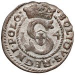 Zygmunt III Waza, Szeląg Bydgoszcz 1614 - POLONI - piękny