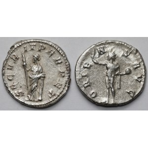 Gordian III (238-244 AD) Antoninians, Rome - Securitas and Sol - set (2pcs)