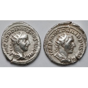 Gordian III and Philip II the Arab, Antoninians, Rome - set (2pcs)