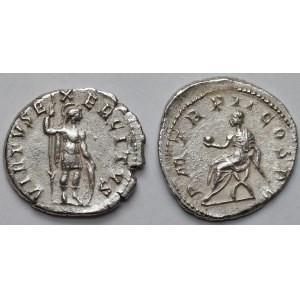 Philip I the Arab (244-249 AD) Antoninians, Rome - Virtus and Emperor - set (2pcs)