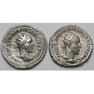 Trajan Decius (249-251 AD) Antoninians, Rome - set (2pcs)