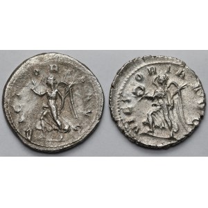 Trajan Decius (249-251 AD) Antoninians, Rome - set (2pcs)