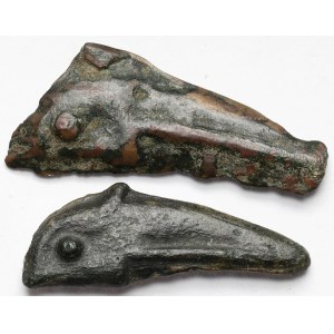 Greece, Olbia, Dolphin (6th century BC) - set (2pcs)