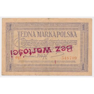 1 mkp 1919 Mai - PD - gestempelt OHNE WERT