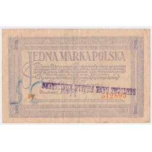 1 mkp 1919 mai - PE - timbré DEUTSCHE BANK FILIALE KONISSBERG