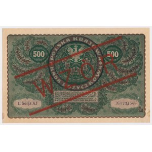 500 mkp 1919 August - MODEL - II Serja AJ