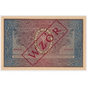 5.000 mkp 1920 - WZÓR - II Serja A 123,456