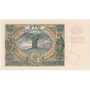 100 Gold 1934 with ORIGINAL reprint of GG.