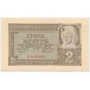 2 zloty 1940 - MODEL - B 0000000
