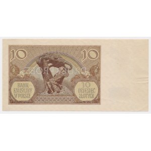 10 zloty 1940 - MODELLO - Ser.L 0000000 - perforazione DRUCKPROBE