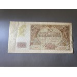 10 zloty 1940 - MODELLO - Ser.L 0000000 - perforazione DRUCKPROBE