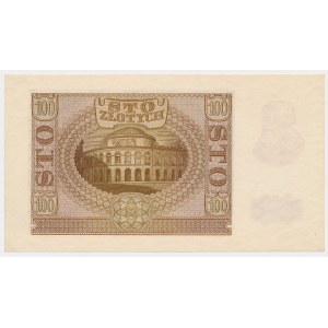 100 złotych 1940 - WZÓR - Ser.A 0000000