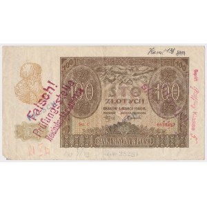 Contraffazione del periodo 100 oro 1940