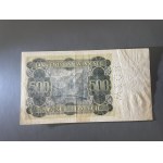 500 złotych 1940 - perforacja WZÓR - bez serii i numeru