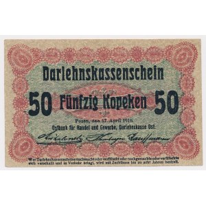 Poznan, 50 kopecks 1916 - acquires - small print